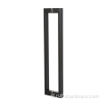Pegangan pintu kaca tahan air hitam stainless steel hitam